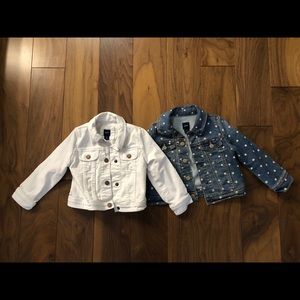 Gap kids jean jackets - bundle of 2. Size 2T